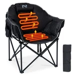 Naizea Heated Camping Chair W/3 Levels For Back & Seat Folding. Fixed Price $69.99.