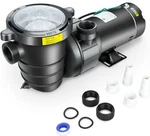 In/above Ground Swimming Pool Pump, 110V + Single Speed 110-120V. Fixed Price $129.99.