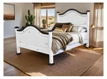 Brush Mountain Painted White Platform Bed Frame. Fixed Price $2771.99.