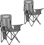 2 Pack Outdoor Camping Chairs Folding Portable With Cooler Pouch Fishing. Fixed Price $111.98.