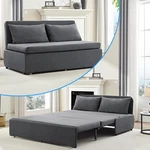 Zafly Modern Queen Sleeper Sofa, Convertible Pull Out Bed For Living Room. Fixed Price $299.99.