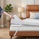 3" Gel Memory Foam Cooling Mattress Topper With Soft Breathable Removable Cover. Fixed Price $50.62.