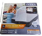 Ultimate Comfort And Durability! Intex Deluxe Queen Air Mattress - Grey. Fixed Price $65.00.