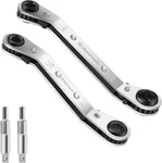 Duratech Hvac Service Wrench Set, 2PC Offset Ratchet. Fixed Price $20.41.