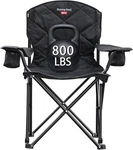 Xxl Oversized Camping Chair Heavy Duty 800 Lbs For Big Tall People Padded Portab. Fixed Price $96.65.