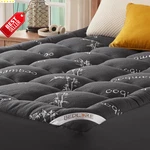 Queen Mattress Topper Bamboo Viscose Thick Pillow Soft Back Pain Relief Us. Fixed Price $76.00.