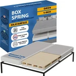 Continental Sleep, Solid Surface Box Spring Bed Base Queen Size, White. Fixed Price $268.00.