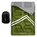 Serenelife Backpacking Sleeping Bag Camping Gear-double Bed, Green. Fixed Price $86.99.