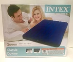 Intex Inflatable Blow Up Bed Classic Downy Queen Size Outdoor Camping New Boxed. Fixed Price $30.00.