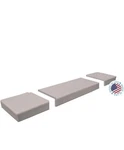 New Xl Kidkusion Soft Seat Hearth Pad 3PC Taupe 110 X14. Fixed Price $85.00.
