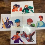 Set Of 8, Fukusei Cel Yoroiden Samurai Troopers Key Frame Japan Ronin Warriors. Fixed Price $65.99.