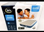 Serta Raised Queen Air Bed Mattress With Built-in Pump 500 Pound Capacity. Fixed Price $79.95.
