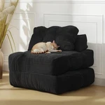 3-IN-1 Folding Futon Sofa Bed Sleeper Convertible Single Lounger Chair W/ Pillow. Fixed Price $91.19.