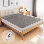 Yakee Electric Mattress Pad Szie 39''X75'', Soft Colar Fleece Twin, Gray. Fixed Price $31.70.