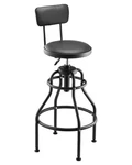 Vevor Shop Stool Adjustable Height Garage Work Seat 300 Lbs Load With Backrest. Fixed Price $69.99.