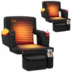 Overmont Heated Stadium Seat Back Support - 3 Levels Cushion. Fixed Price $163.19.