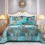 Twinrun Cotton Queen Size Quilt Set - 3 Piece Farmhouse Bedding .... Fixed Price $72.41.