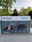 Bestway Powergrip Ac Electric Air Pump, Gray/orange (brand New/sealed In Box). Fixed Price $11.99.