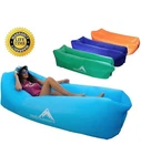 Rns Inflatable Lounger Air Sofa Hammock Water Proof Portable Couch Blue. Fixed Price $30.00.