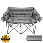 Vivosun Double Camping Chair Padded Loveseat Cup Holders Pocket. Fixed Price $101.49.