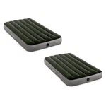 Intex 64763E Dura Beam Downy Air Mattress With Built Pump, Queen (2 Pack). Fixed Price $50.99.