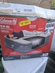 Coleman Guestrest Double High Airbed Queen - Gray. Fixed Price $35.00.