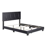 Boyd Sleep Brussels Faux Leather King Platform Bed Frame And Headboard, Black. Fixed Price $116.99.
