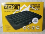 Campout Comfort Top Queen Size Air Mattress Flocked Velour W/ Pump 60 X 80 New. Fixed Price $39.95.