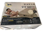 Serta 18IN Premium Neverflat Raised Queen Inflatable Mattress. Fixed Price $85.00.