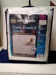Sertapedic Cool, Fresh & Clean Quilted Protection King Matress Pad. Fixed Price $56.00.