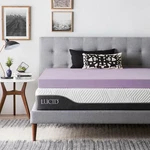 Lucid 2, 3, 4 Inch Lavender Memory Foam Mattress Topper - Twin Full Queen King. Fixed Price $119.99.