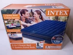 Intex 2 1 Guest Queen Sized Air Mattress Beds W/ Hi Output Hand Pump. Fixed Price $51.00.