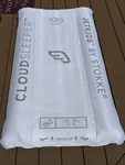 Stokke Jetkids Cloudsleeper White - Inflatable Travel Bed Integrated Pump. Fixed Price $124.00.
