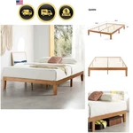 Naturalista Classic - 12 Inch Solid Platform Bed With Wooden Slats, No B.... Fixed Price $246.39.
