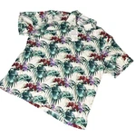 Tommy Bahama Canopy Coast Camp Shirt Nwt Men's Xxl Ivory Green Silk Tropical. Fixed Price $50.00.