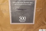 Pointehaven Brown 100% Egyptian Cotton Sateen Full/queen Duvet Cover Set. Fixed Price $31.50.