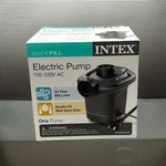 Intex Electric Air Pump Portable Quick-fill For Mattresses 120V Ac Powered. Fixed Price $8.99.
