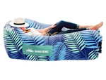 Chillbo Shwaggins Inflatable Couch Cool Lounger Large, Blue Leaf. Fixed Price $69.59.