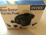Intex 110-120 Volt Ac Quick-fill High Output Electric Pump 66629T + Flex Hose. Fixed Price $14.99.