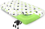 Kids Air Mattress, Toddler Inflatable Bed With Star Sheet Youth, Green. Fixed Price $34.99.