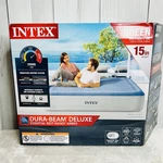 Intex Dura-beam Deluxe Ultra Plush Air Mattress W/built-in Pump Queen (open Box). Fixed Price $33.96.