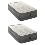 Intex Truaire Luxury Mattress W/ Fiber Tech & Built Electric Pump, 2 Pack. Fixed Price $244.99.