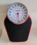 Salter Pro-helix Professional Oversized Bathroom Scale With Black/red Powder-.... Fixed Price $70.00.