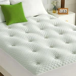 King Mattress Topper Egg Crate Memory Foam Bamboo Cover Waterproof Pad. Fixed Price $88.71.