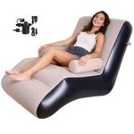 Starbrilliant Inflatable Couch Chair With Pump, Foldable Blow Up Lounge. Fixed Price $47.45.