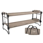 Disc-o-bed Large Outdoor Convertible 2 Person Portable Camping Bunk Cots, Tan. Fixed Price $399.99.