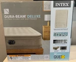Intex Dura-beam Deluxe Ultra Plush Air Mattress Bed, Queen Beige. Fixed Price $34.99.