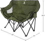 Wakeman Outdoor Double Camping Chair. Fixed Price $71.85.