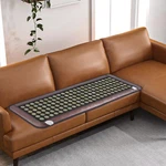 Natural Jade Tourmaline Stone Far-infrared Therapy Mat Electric Heating Pad. Fixed Price $78.66.