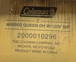 Coleman #2000010296 Queen Air Bed Dh W/120V Bip. Fixed Price $29.99.